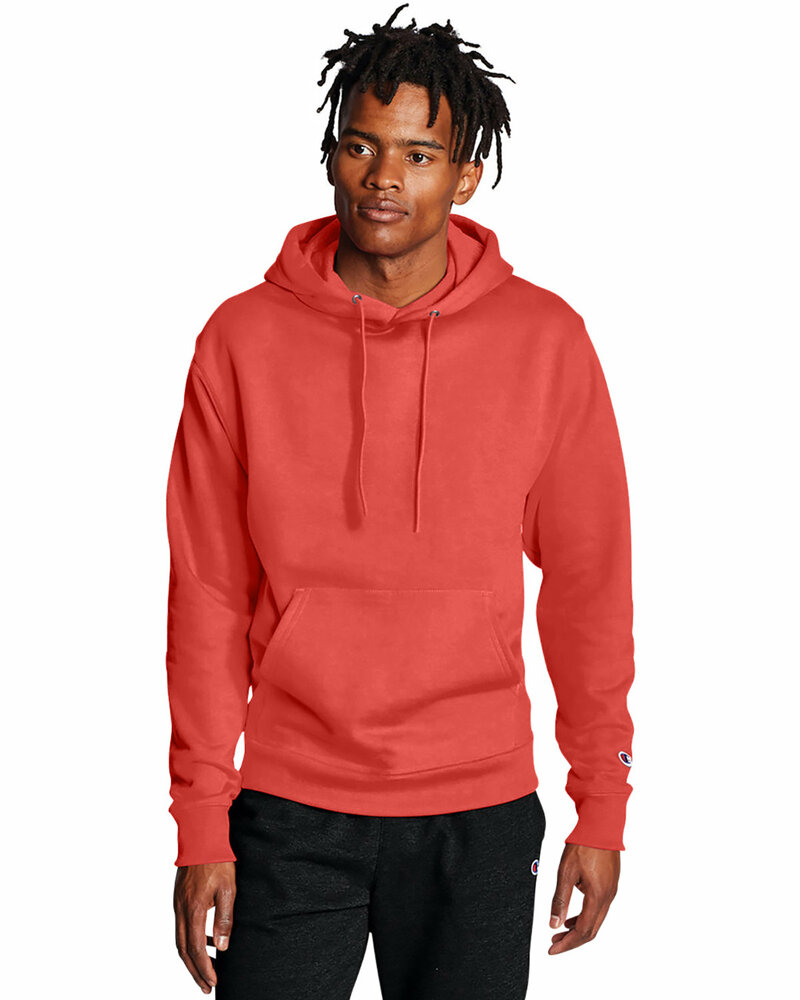 Champion S700 Adult Powerblend® Pullover Hooded Sweatshirt Front Fullsize"