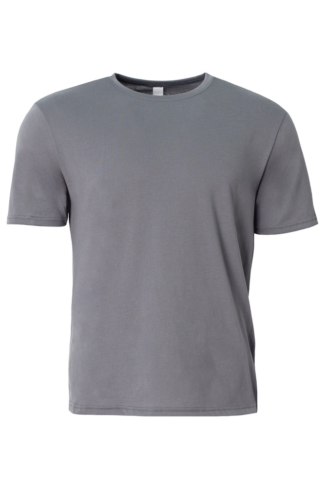 A4 N3013 Adult Softek T-Shirt Front Fullsize"