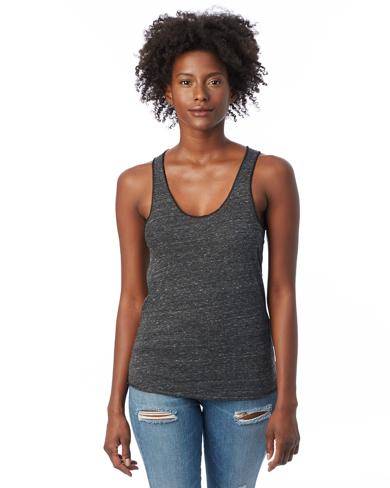 alternative aa1927 ladies' meegs racerback eco-jersey™ tank Front Fullsize