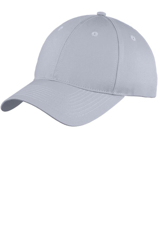 port & company c914 six-panel unstructured twill cap Front Fullsize
