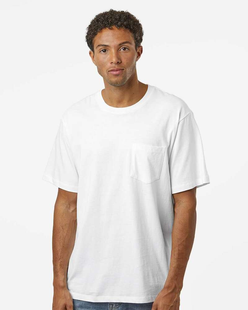 softshirts ss210 classic pocket t-shirt Front Fullsize