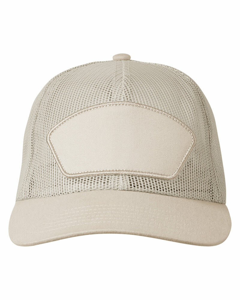 Big Accessories BA682 All-Mesh Patch Trucker Hat Front Fullsize"