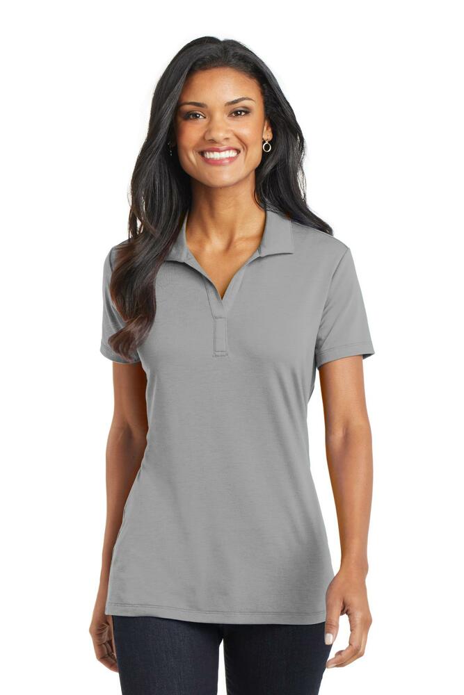Port Authority L568 Ladies Cotton Touch ™ Performance Polo Front Fullsize"