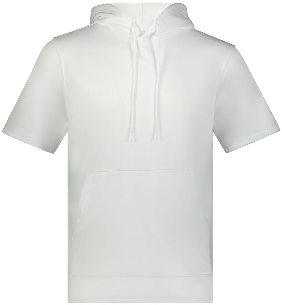 Augusta Sportswear 6871 Wicking Fleece Short Sleeve Hoodie Front Fullsize"