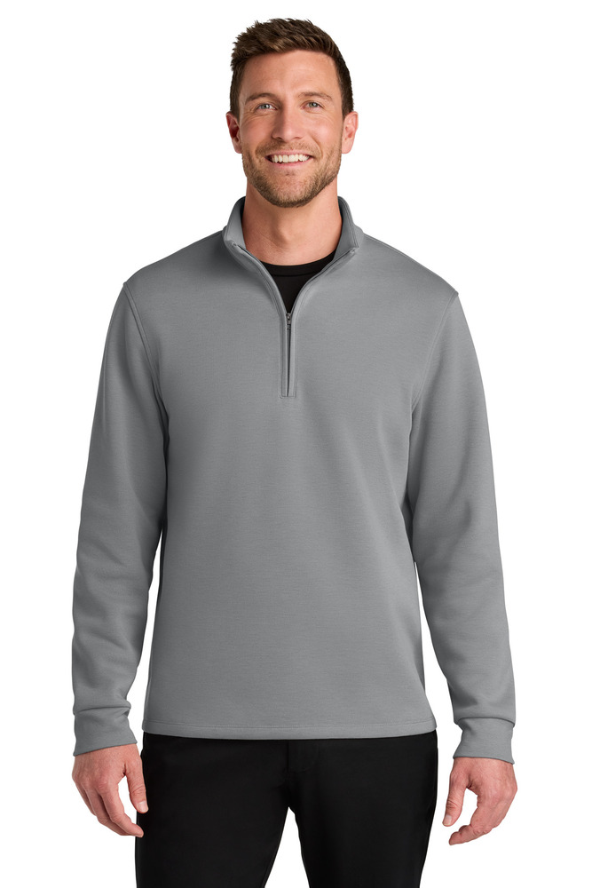 Port Authority K210 Wearever Signature Double Pique 1/4-Zip Front Fullsize"