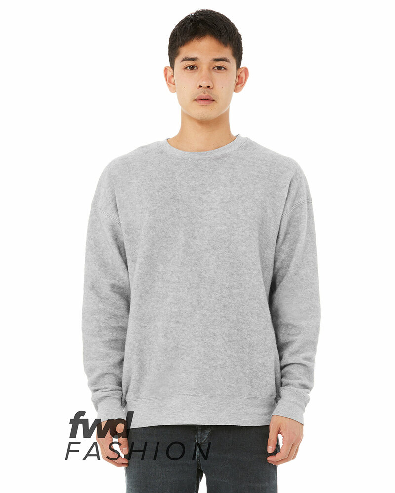 Bella + Canvas 3345 Unisex Sueded Drop Shoulder Sweatshirt Front Fullsize"