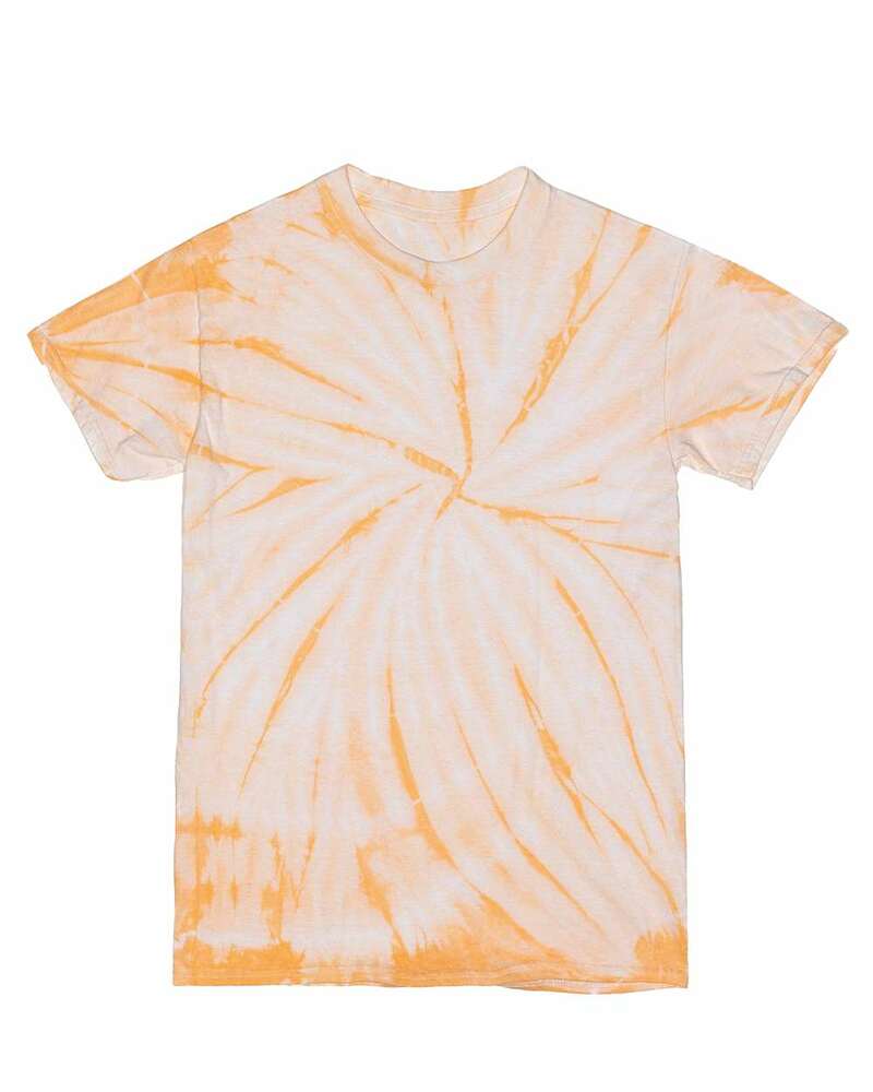 dyenomite 200cy cyclone pinwheel tie-dyed t-shirt Front Fullsize