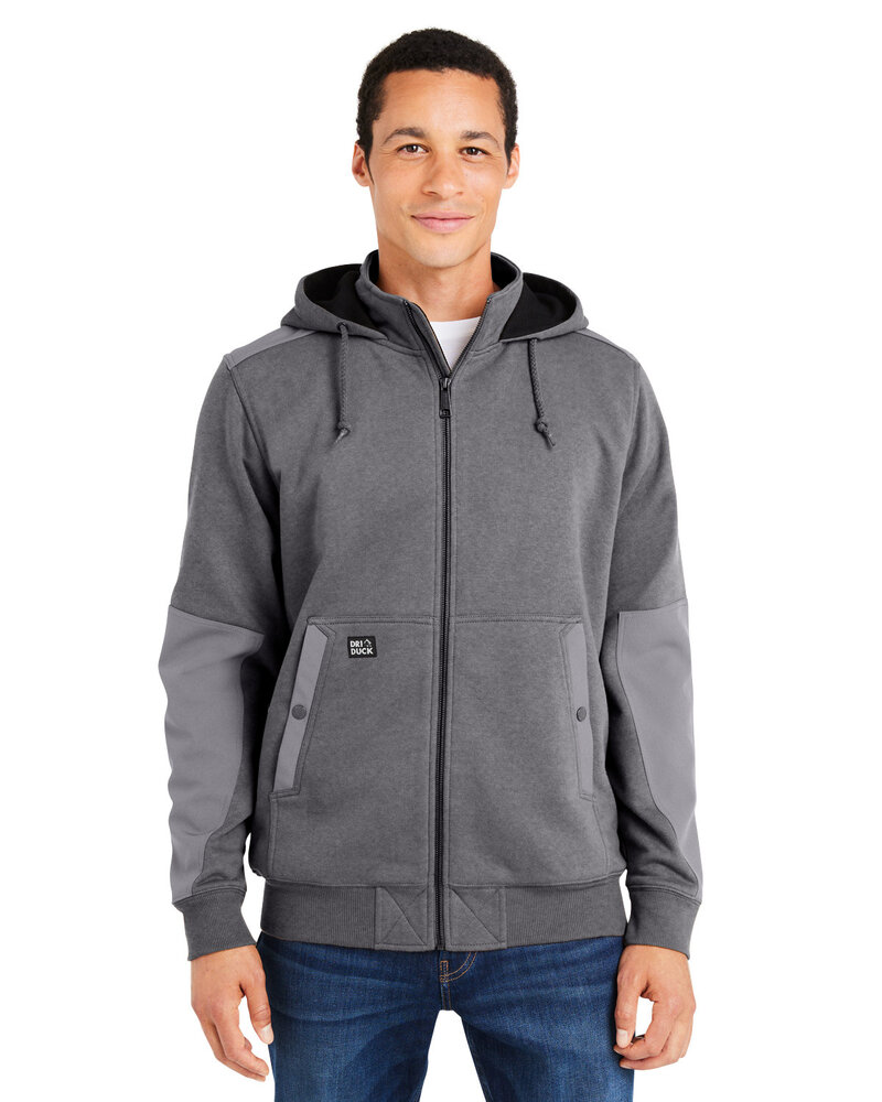 Dri Duck 7340 Men's Mission Fleece Pro Full-Zip Front Fullsize"