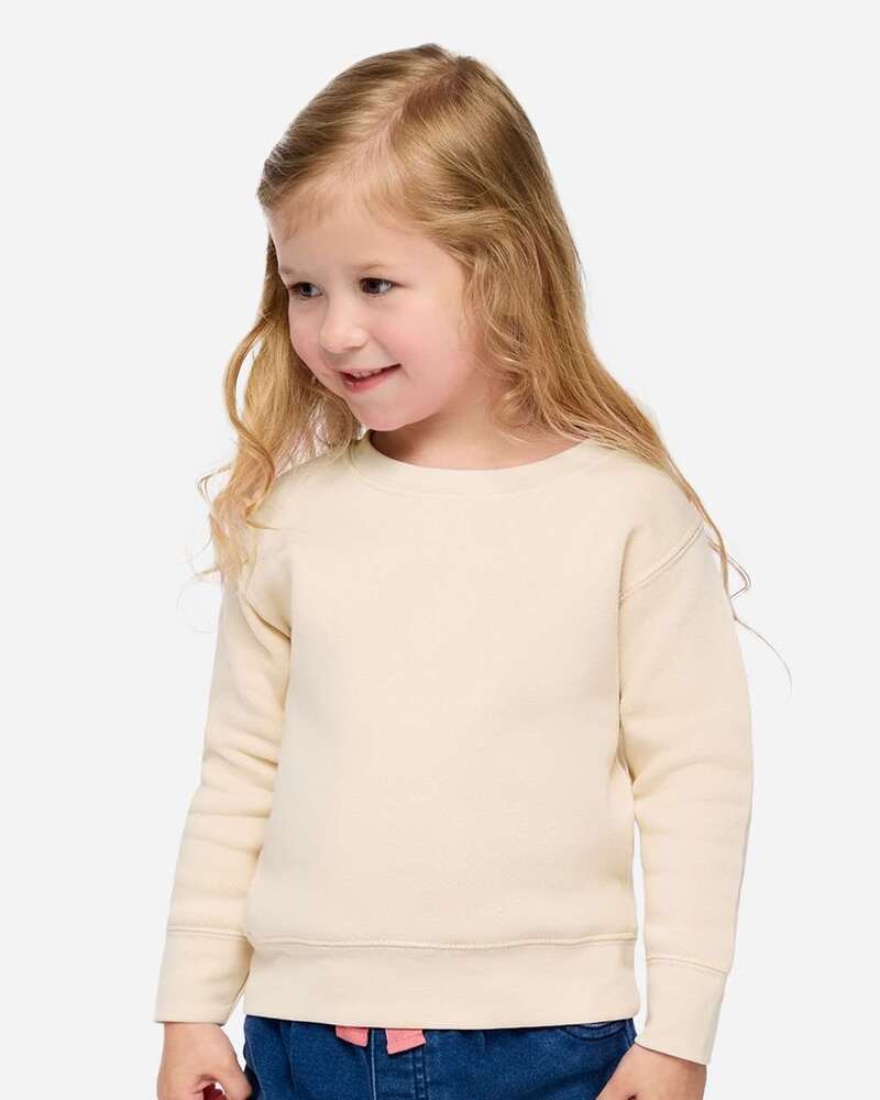 Rabbit Skins 3317 Toddler Crew Fleece Sweatshirt Front Fullsize"