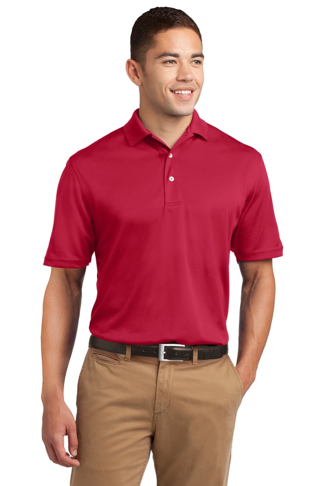 Sport-Tek TK469 Tall Dri-Mesh ® Polo Front Fullsize"