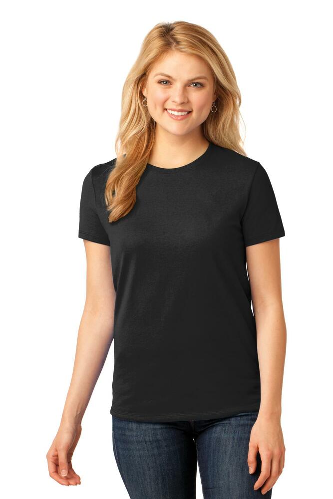 port & company lpc54 ladies core cotton tee Front Fullsize