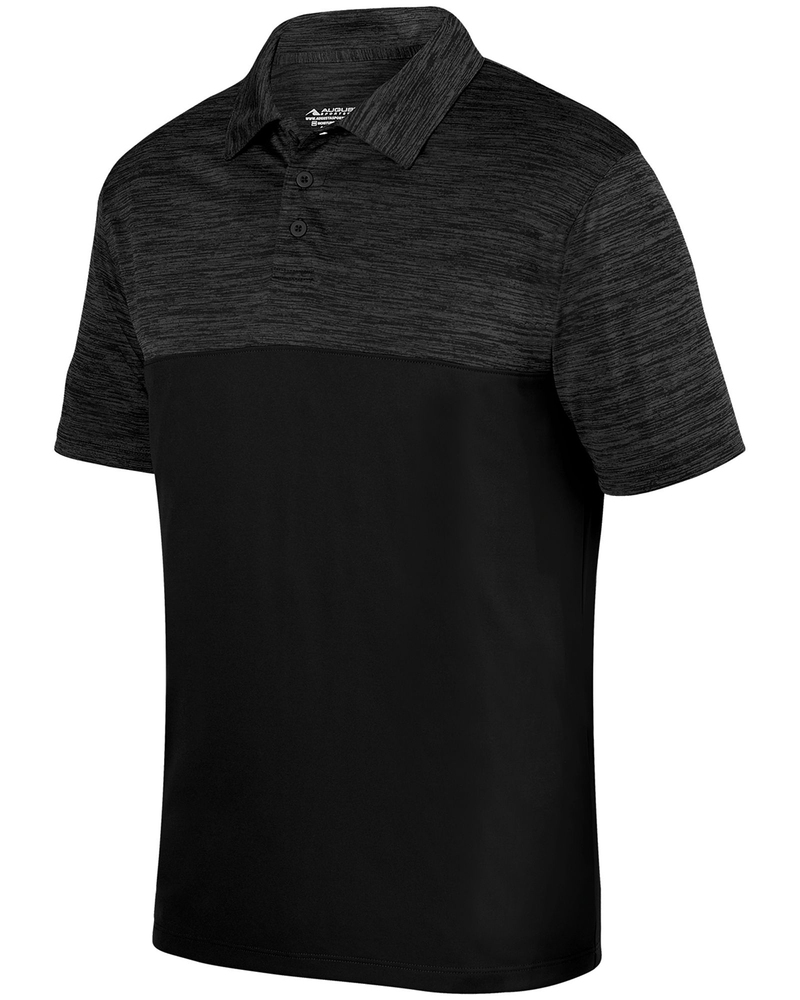 augusta sportswear 5412 shadow tonal heather polo Front Fullsize