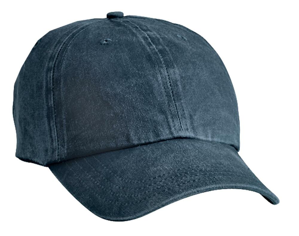 port & company cp84 pigment-dyed cap Front Fullsize