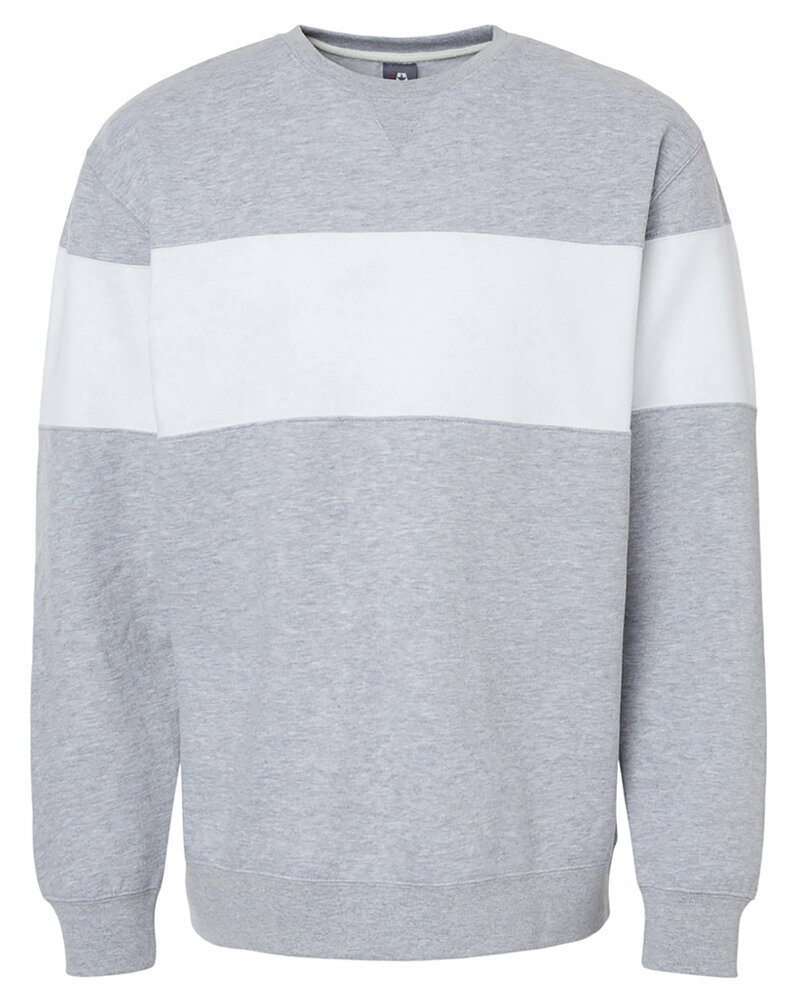 J America 8646JA Unisex Varisity Fleece Crew Front Fullsize"