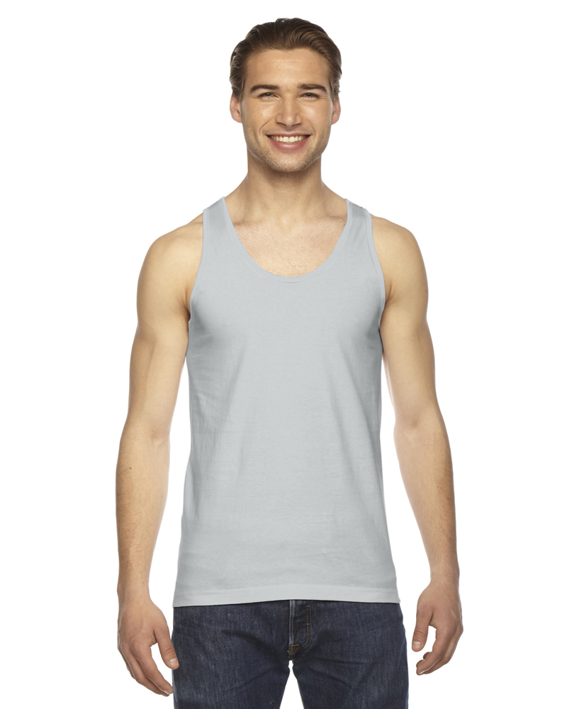 American Apparel 2408 Unisex Fine Jersey Tank Front Fullsize"