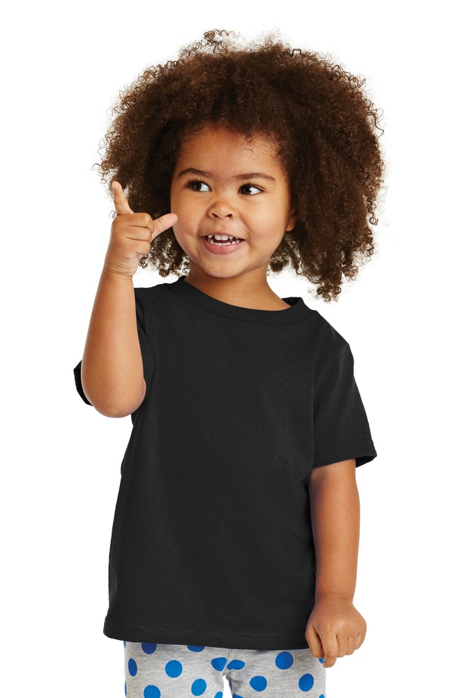 Port & Company CAR54T Toddler Core Cotton Tee Front Fullsize"