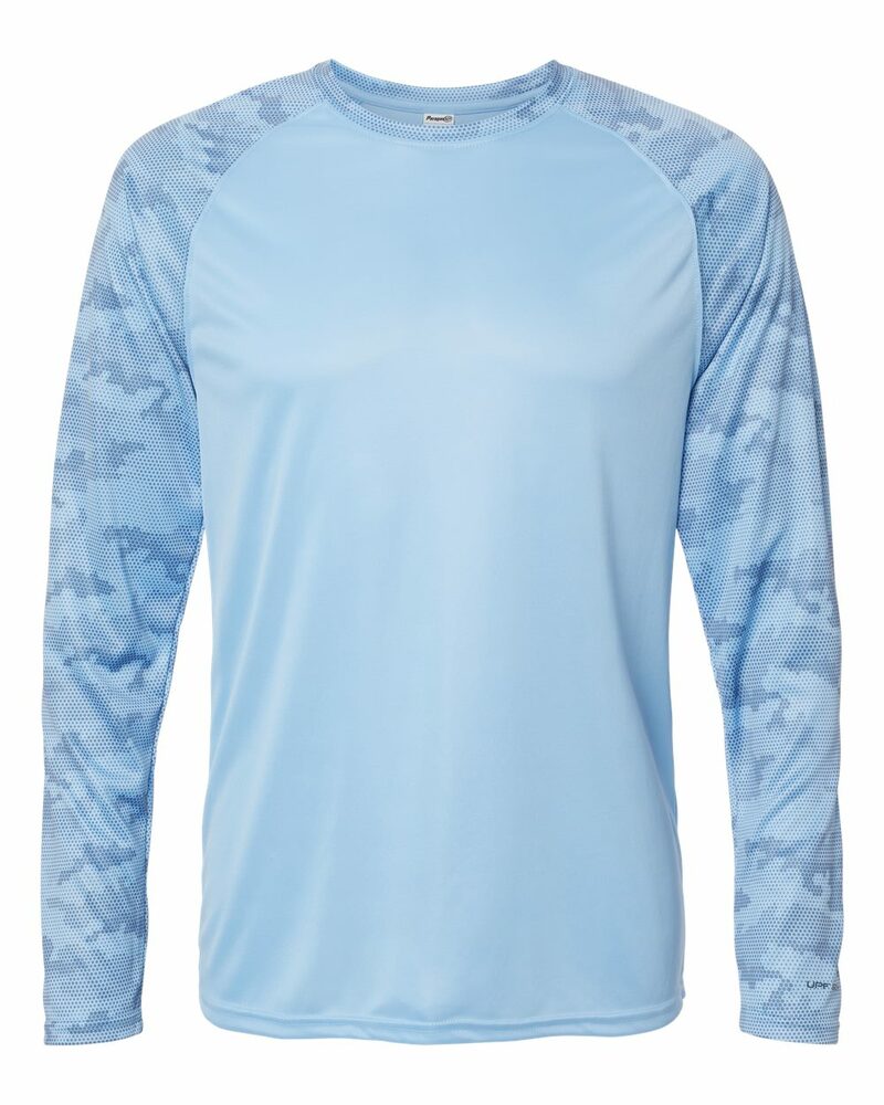 Paragon SM0216 Cayman Performance Camo Colorblock Long Sleeve T-Shirt Front Fullsize"