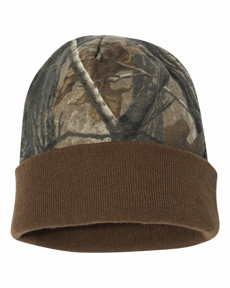 kati lcb12 12" camo knit beanie Front Fullsize