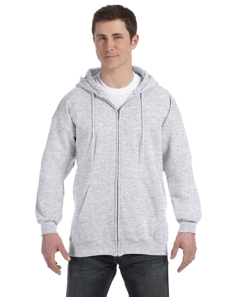 Hanes F280 Ultimate Cotton ® - Full-Zip Hooded Sweatshirt Front Fullsize"