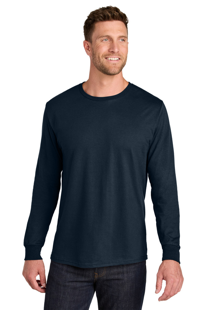 Jerzees IC46L Ultimate ™ Unisex Ring Spun Long Sleeve T-Shirt Front Fullsize"