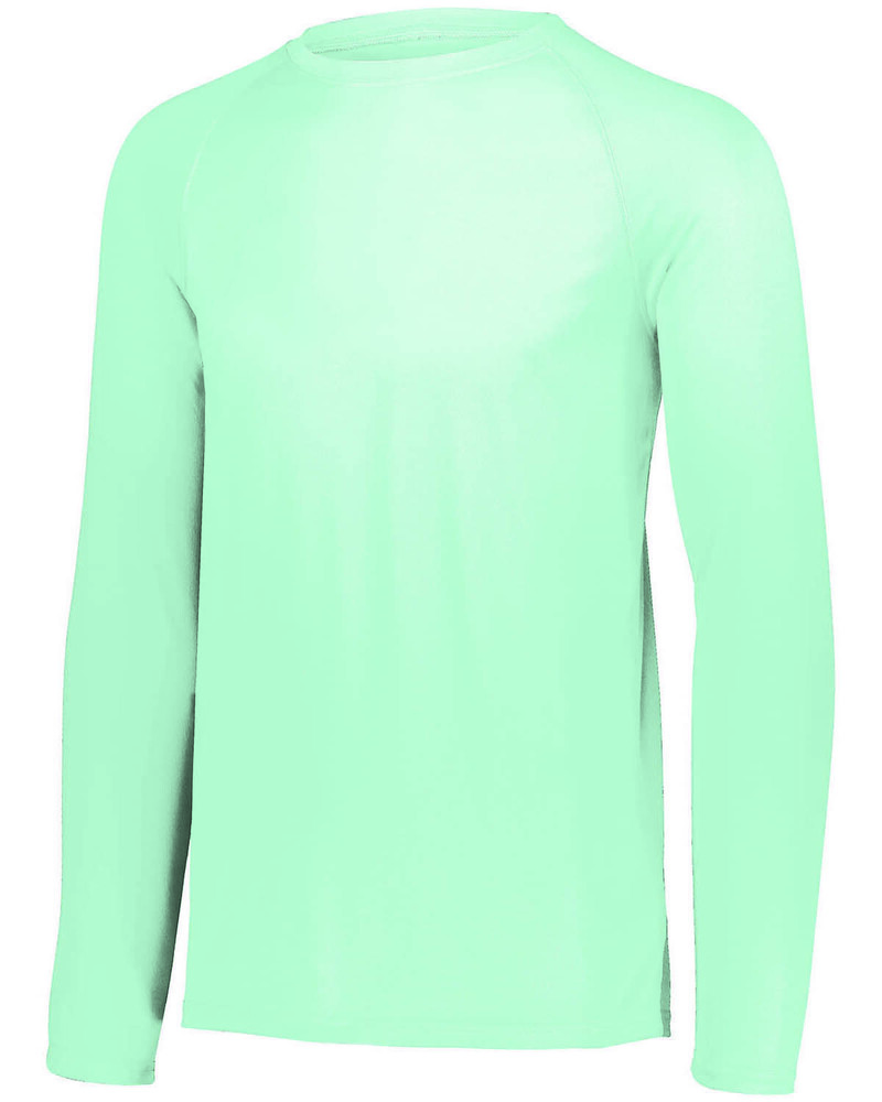 augusta sportswear 2795 attain wicking long sleeve tee Front Fullsize