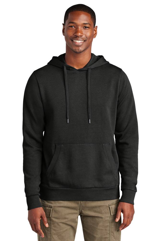 district dt2200 wash ™ fleece hoodie Front Fullsize