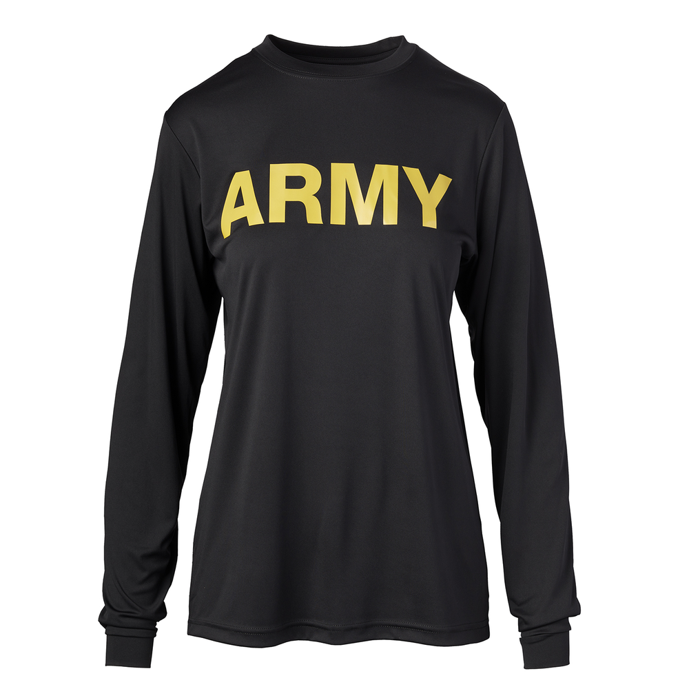 soffe 8856a adult army long sleeve tee Front Fullsize