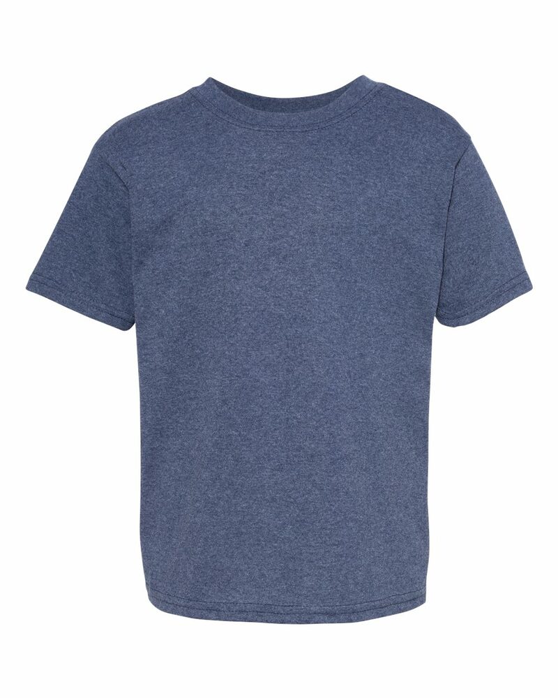 Hanes 5370 Youth EcoSmart ® 50/50 Cotton/Poly T-Shirt Front Fullsize"