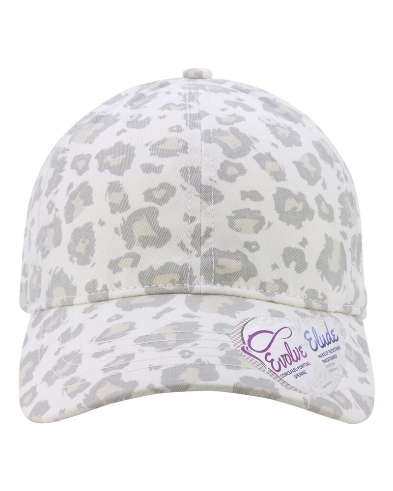infinity her hattie women's garment-washed fashion print cap Front Fullsize