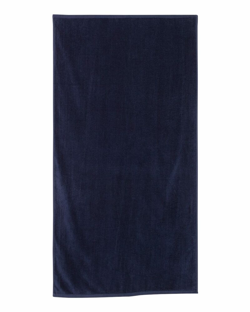 q-tees qv3060 velour beach towel Front Fullsize