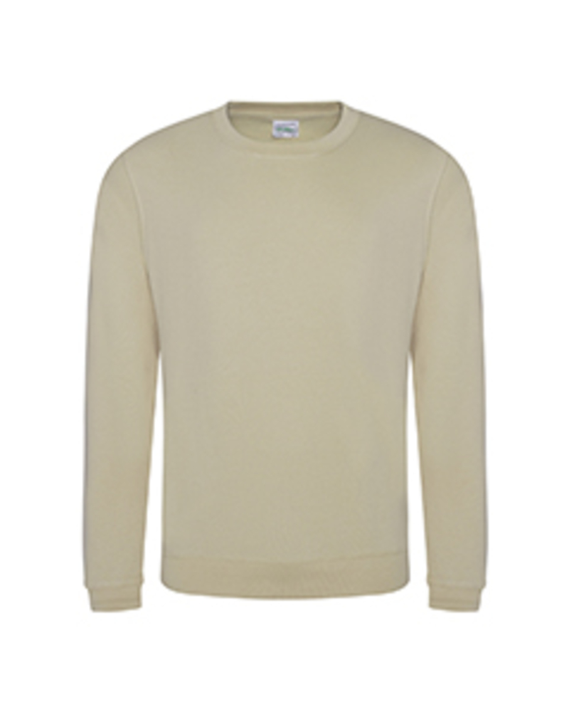 Just Hoods By AWDis JHA030 Adult Midweight College Crewneck Sweatshirt Front Fullsize"