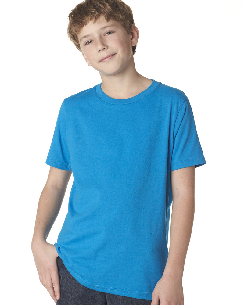 Next Level 3310 Youth Boys’ Cotton Crew Front Fullsize"