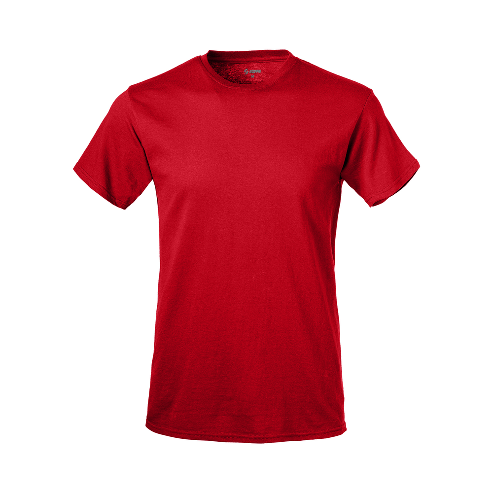 soffe m305 adult midweight cotton tee Front Fullsize
