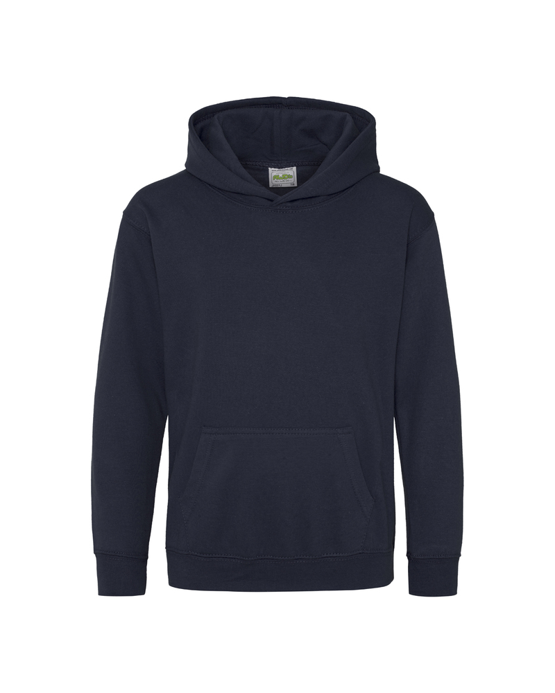 Just Hoods By AWDis JHY001 Youth Midweight College Hooded Sweatshirt Front Fullsize"