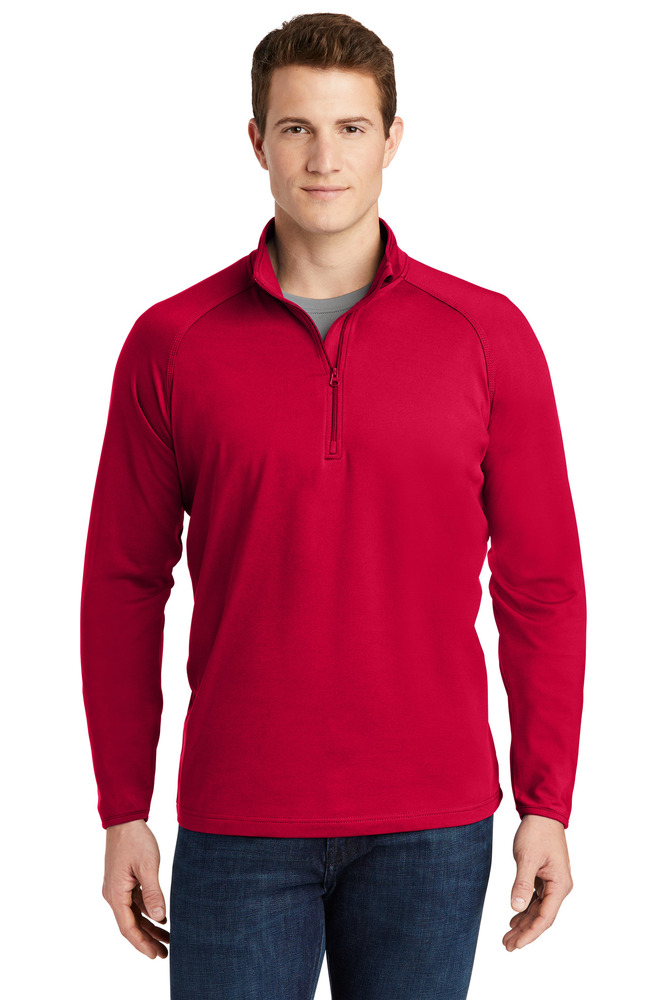 Sport-Tek ST850 Sport-Wick ® Stretch 1/4-Zip Pullover Front Fullsize"