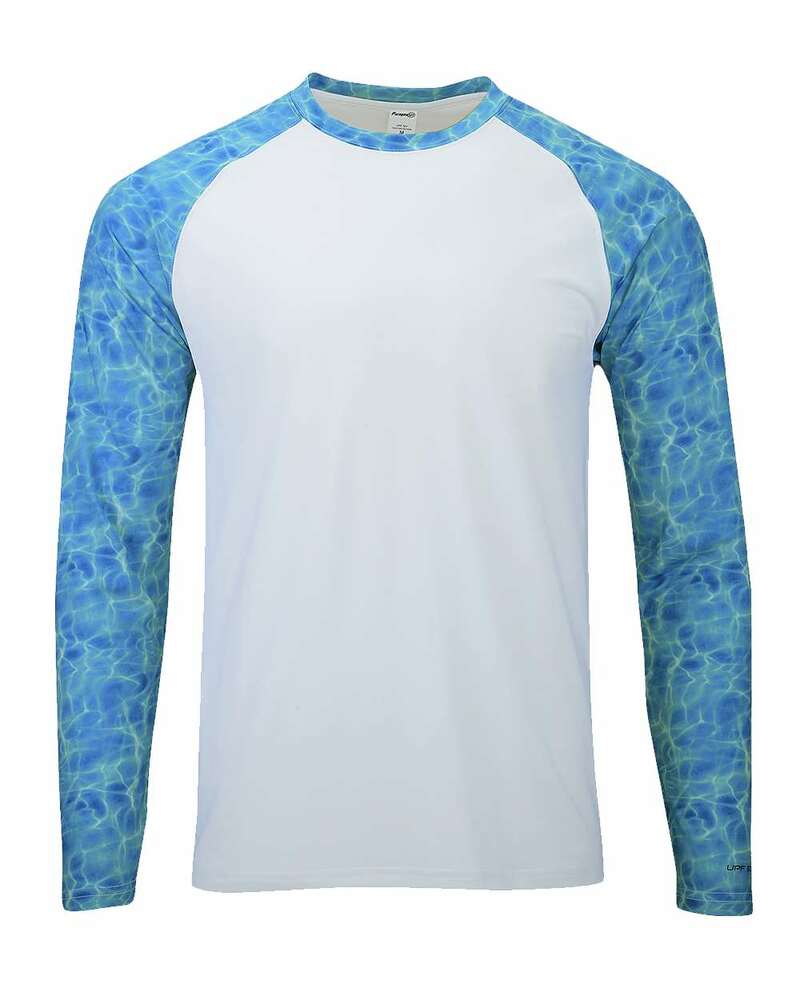 Paragon 231 Panama Colorblock Long Sleeve T-Shirt Front Fullsize"