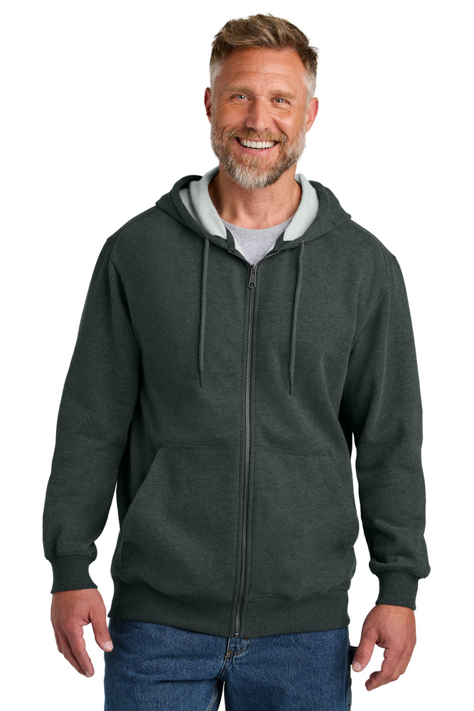 cornerstone csf631 tough fleece full-zip hoodie Front Fullsize