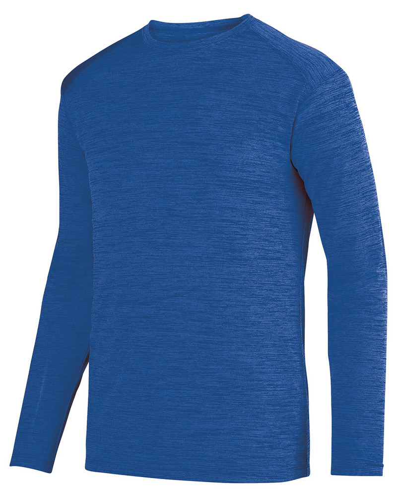 Augusta Sportswear 2903 Shadow Tonal Heather Long Sleeve Tee Front Fullsize"