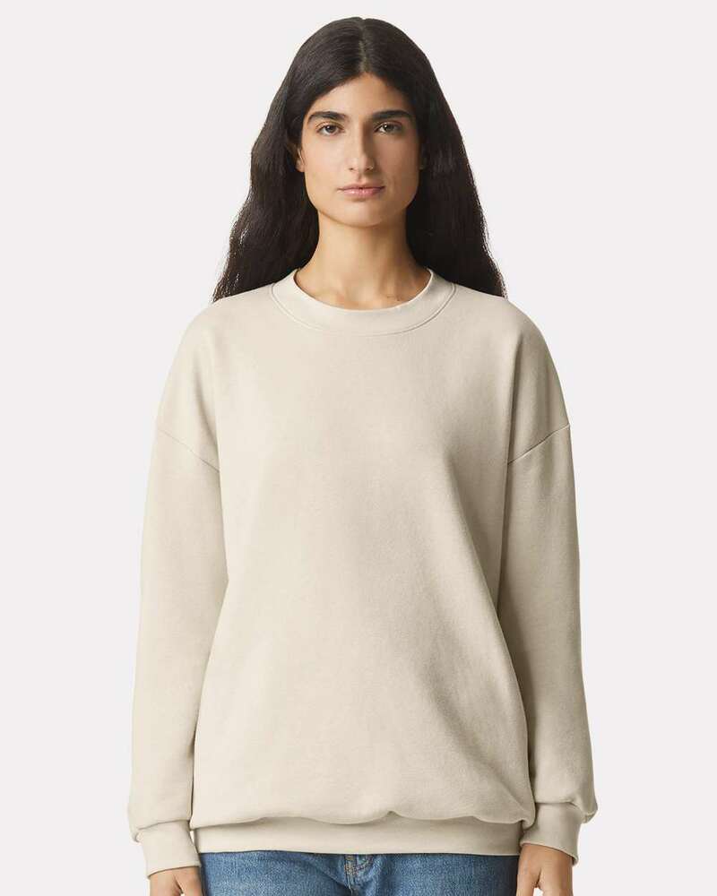 American Apparel RF496 Unisex ReFlex Fleece Crewneck Sweatshirt Front Fullsize"