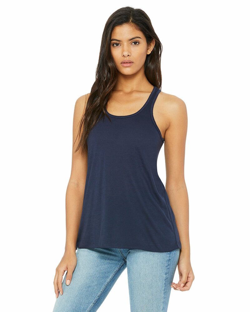 Bella + Canvas B8800 Ladies' Flowy Racerback Tank Front Fullsize"