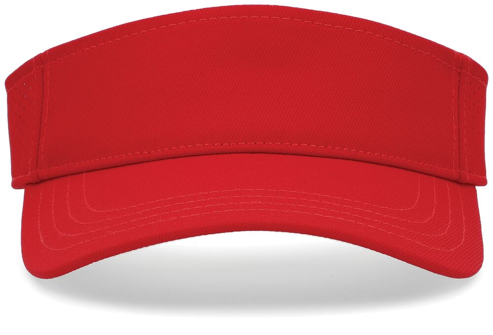 Pacific Headwear P500 Perforated Visor Powered by Coolcore® Front Fullsize"