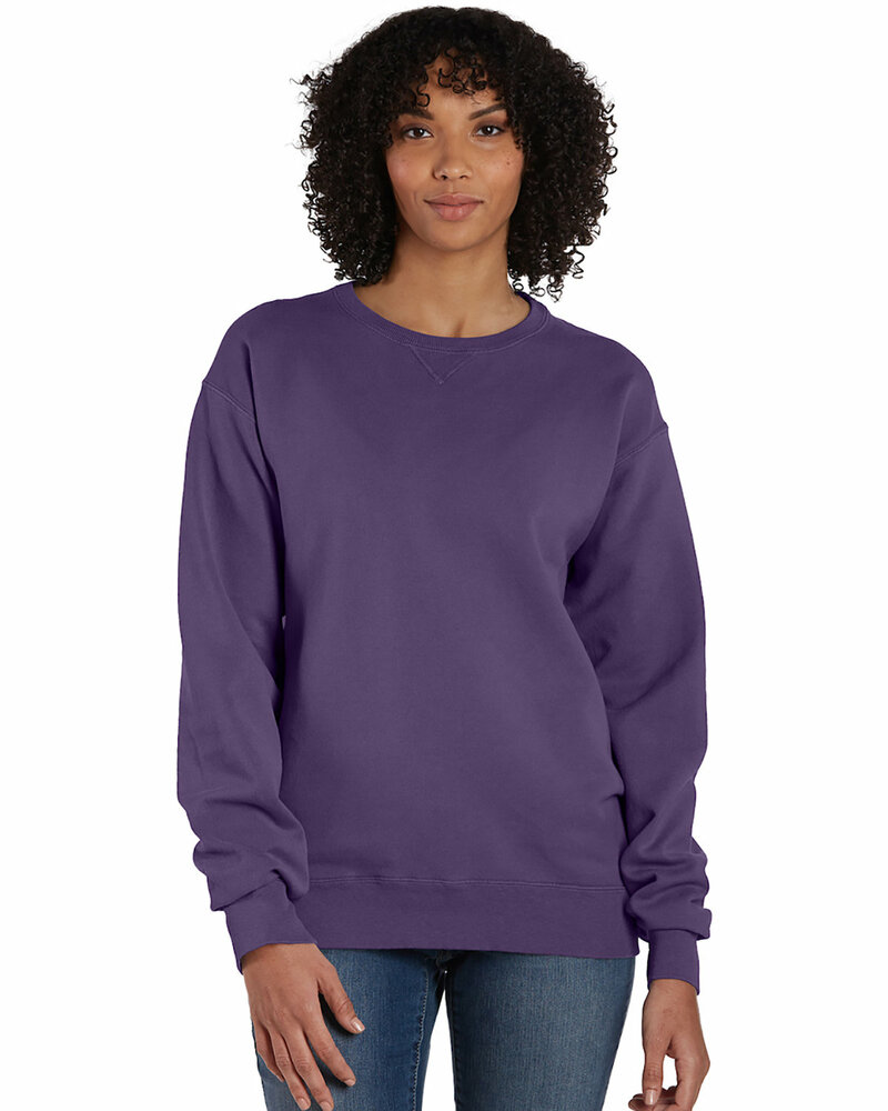 ComfortWash by Hanes GDH400 Unisex Crew Sweatshirt Front Fullsize"