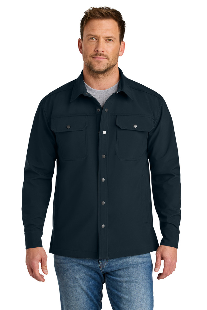 CornerStone CSJ73 Soft Shell Shirt Jacket Front Fullsize"