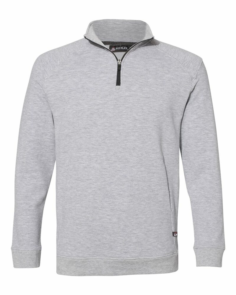 Badger Sport 1060 Fitflex  1/4 Zip Front Fullsize"