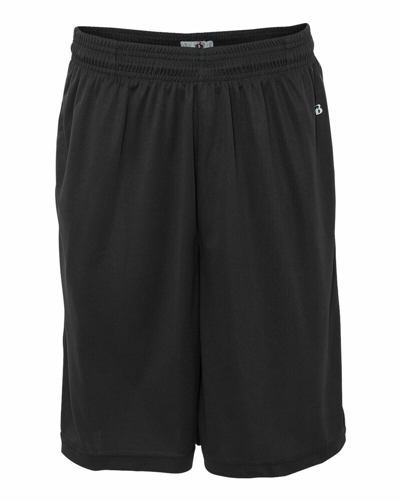 badger sport 4119 b core pocketed 10 inch short Front Fullsize