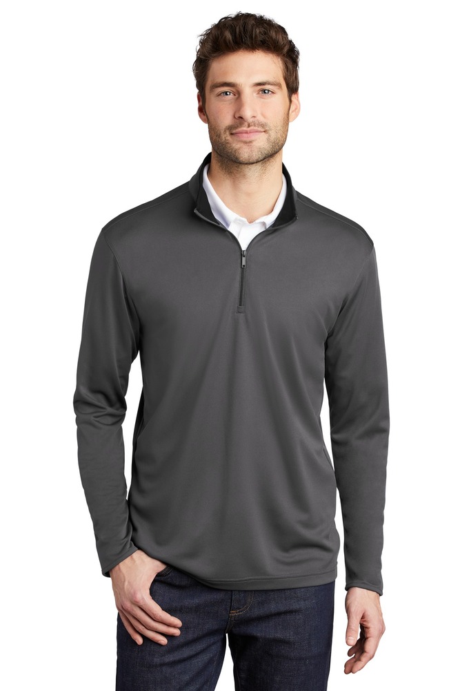 port authority k584 silk touch ™ performance 1/4-zip Front Fullsize