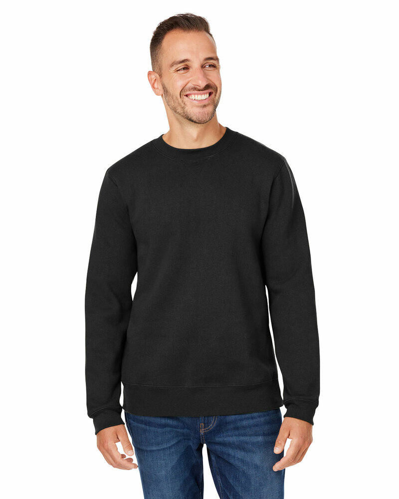 j america 8424ja unisex premium fleece sweatshirt Front Fullsize