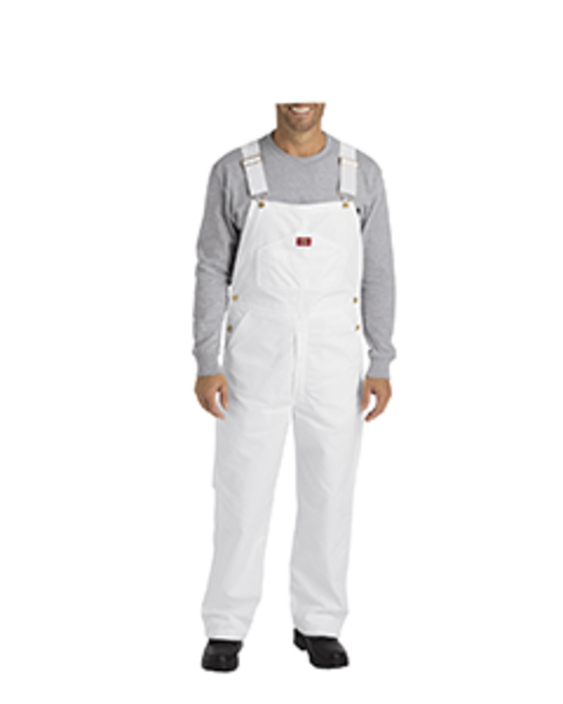 dickies 8953wh unisex painters bib overall Front Fullsize