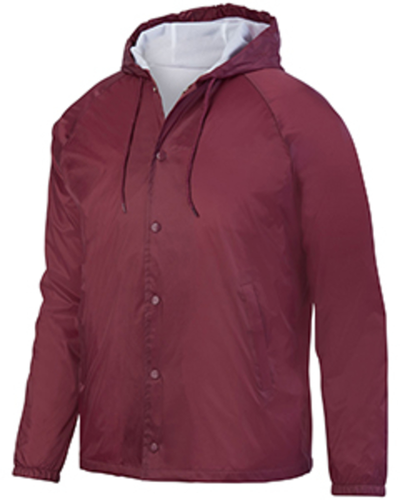 Augusta Sportswear AG3102 Hooded Coach's Jacket Front Fullsize"