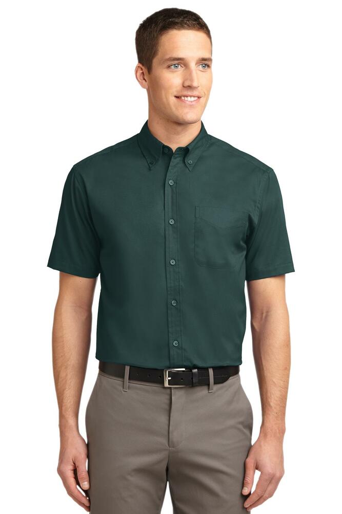 Port Authority TLS508 Tall Short Sleeve Easy Care Shirt Front Fullsize"